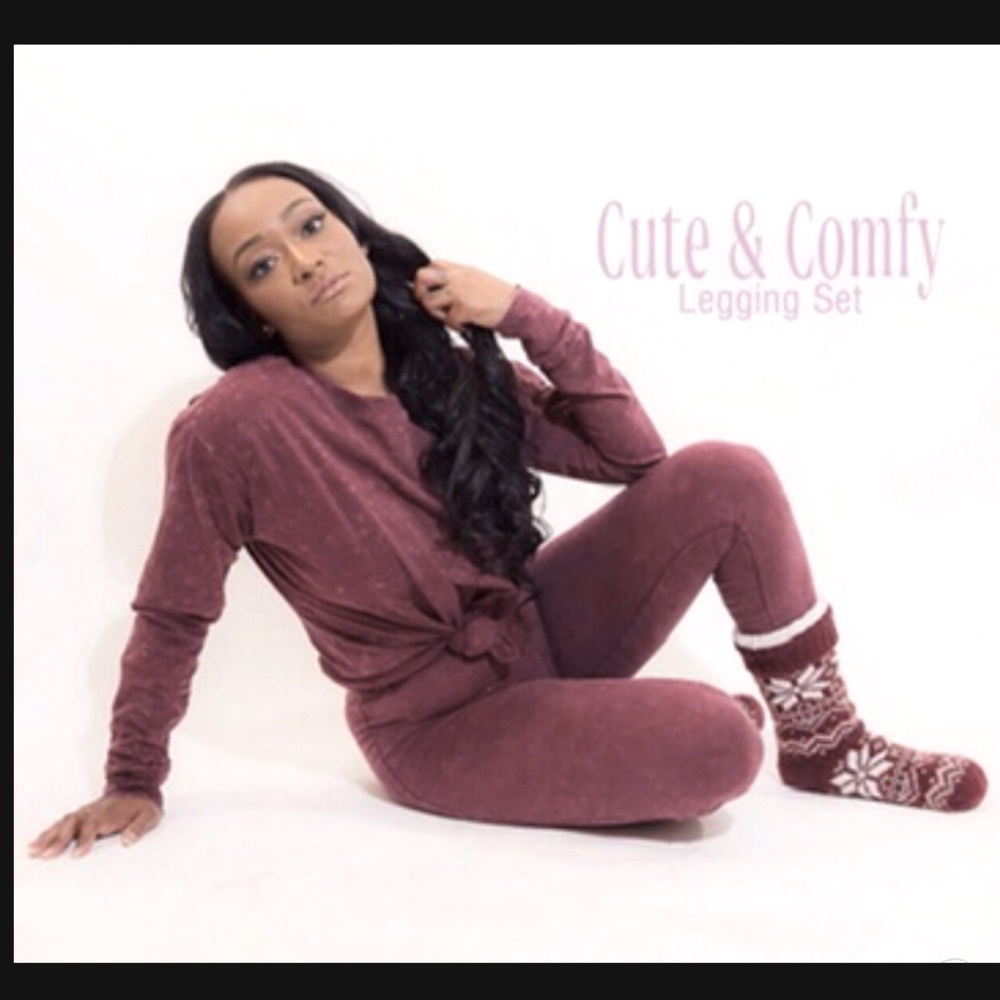 Mineral Washed Legging Sets